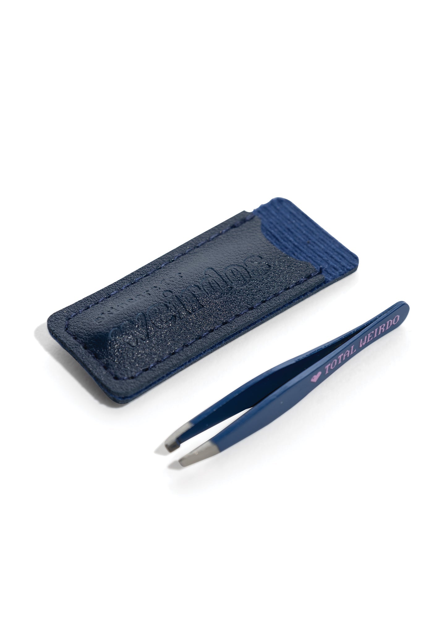 mini pro tweezers - navy - Skincare for Weirdos