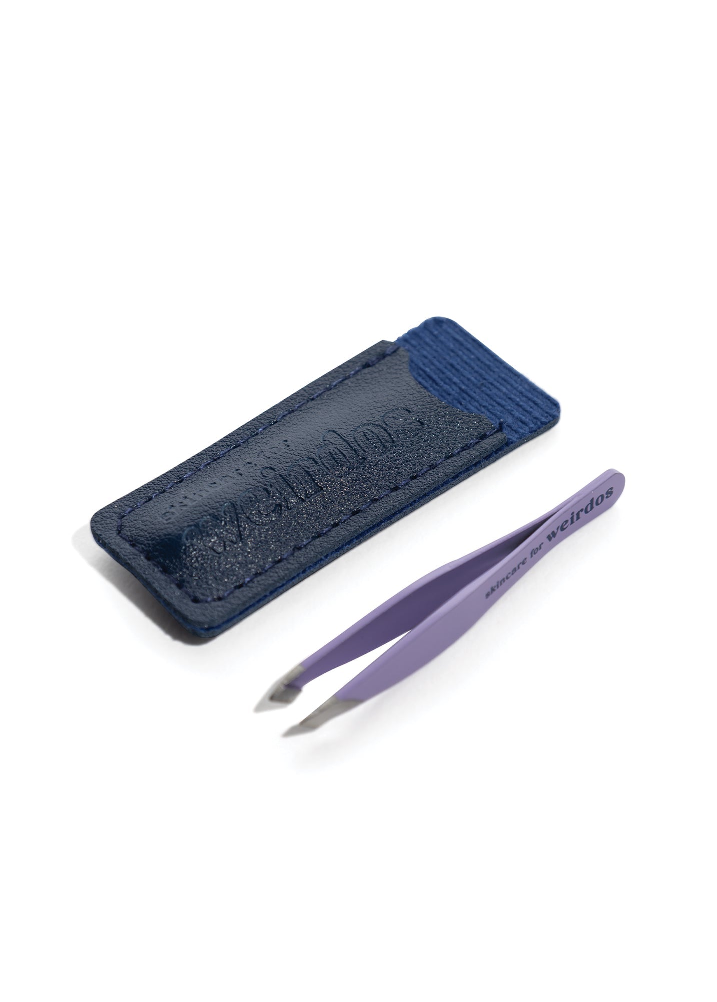 mini pro tweezers - purple - Skincare for Weirdos
