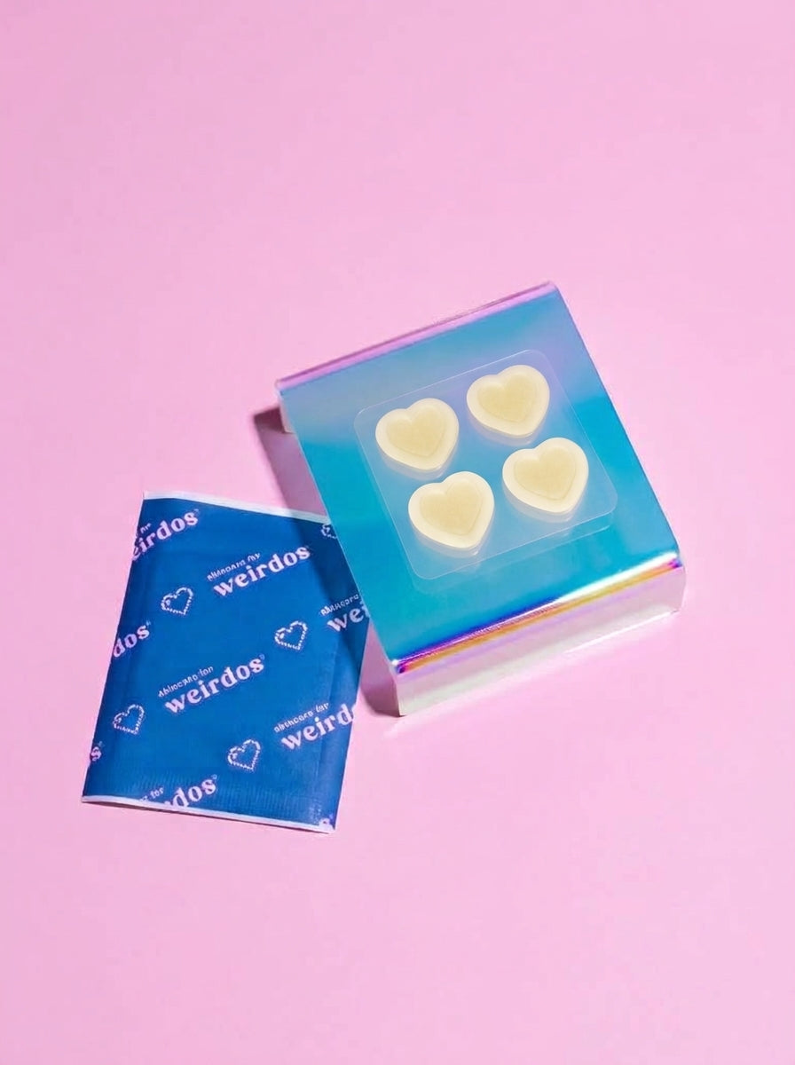 32 healing heart pimple patches