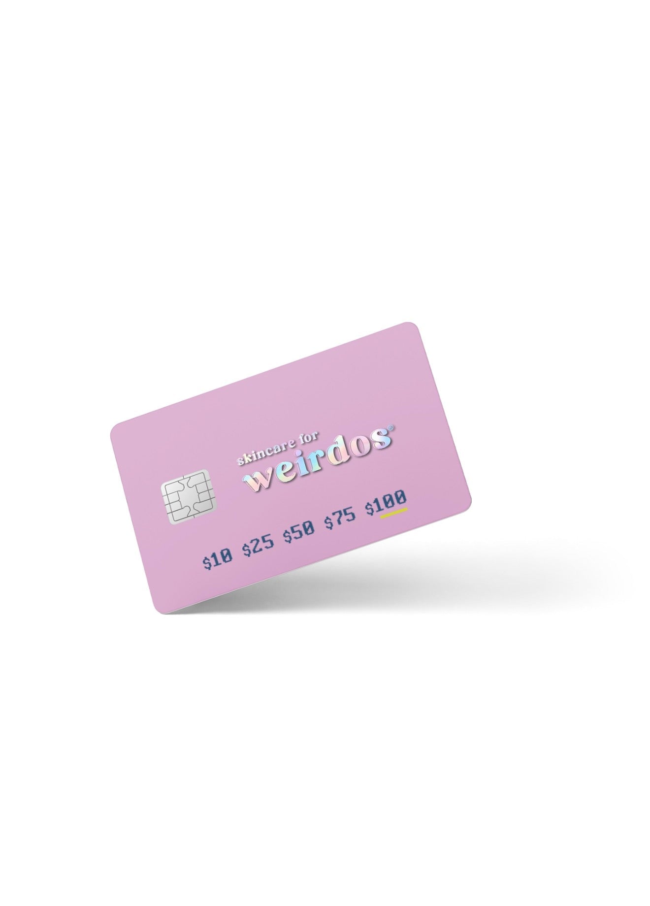Weirdos gift card - Skincare for Weirdos
